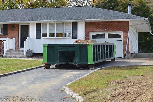there are certain restrictions on what can be placed in a residential dumpster for safety and legal reasons